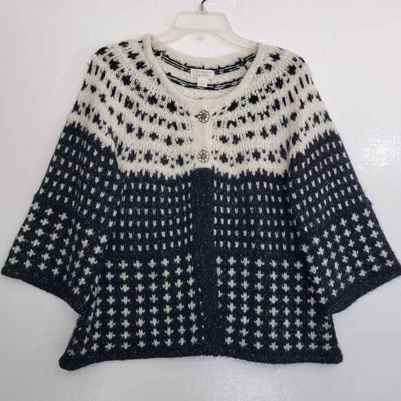 Beautiful Christopher & Banks Woman's XL Cardigan with Decorative Buttons - Picture 9 of 11